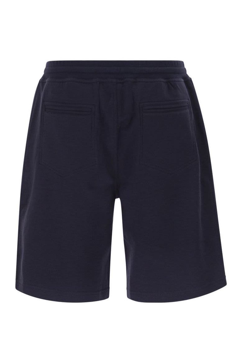 techno cotton fleece bermuda shorts by Selfnex