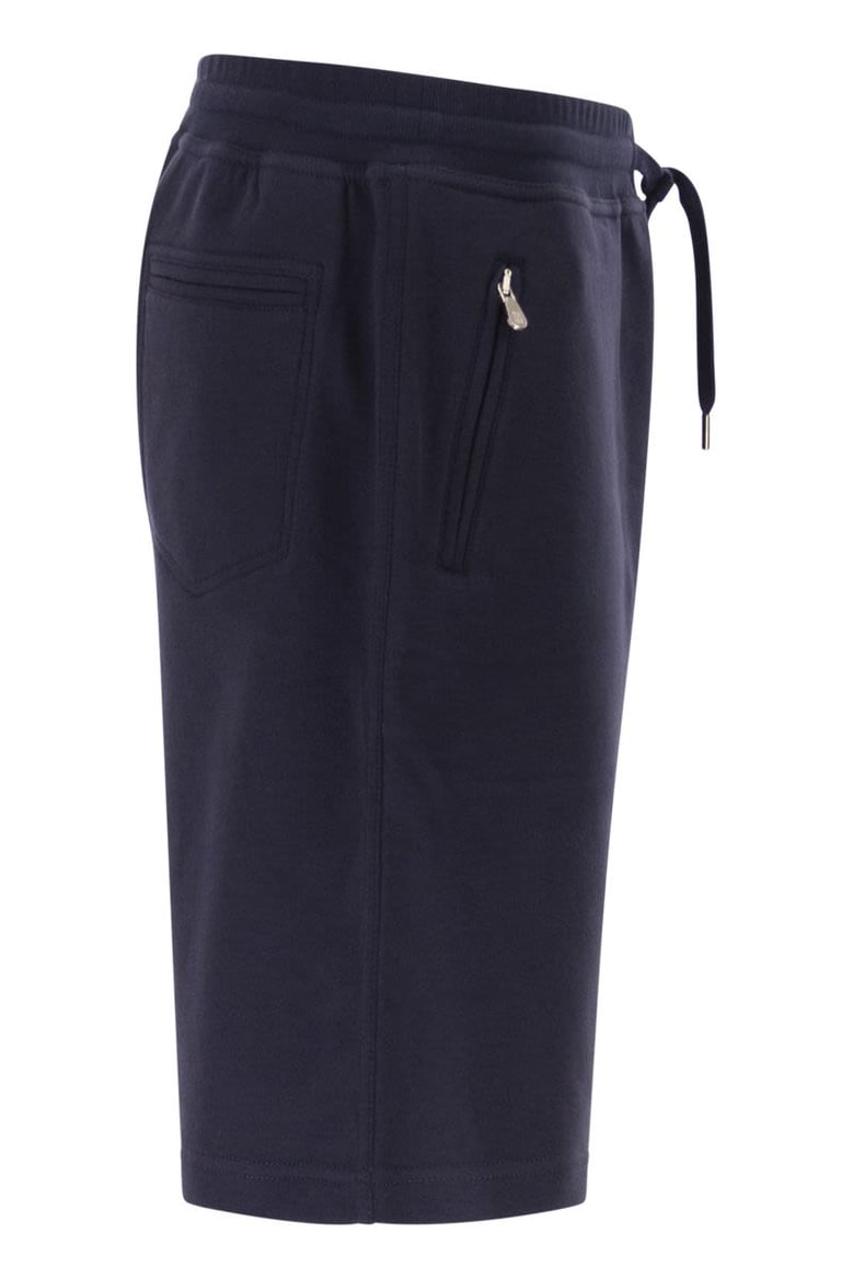 techno cotton fleece bermuda shorts by Selfnex
