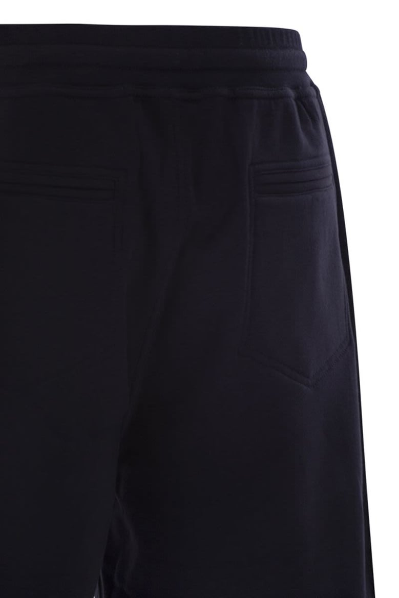techno cotton fleece bermuda shorts by Selfnex