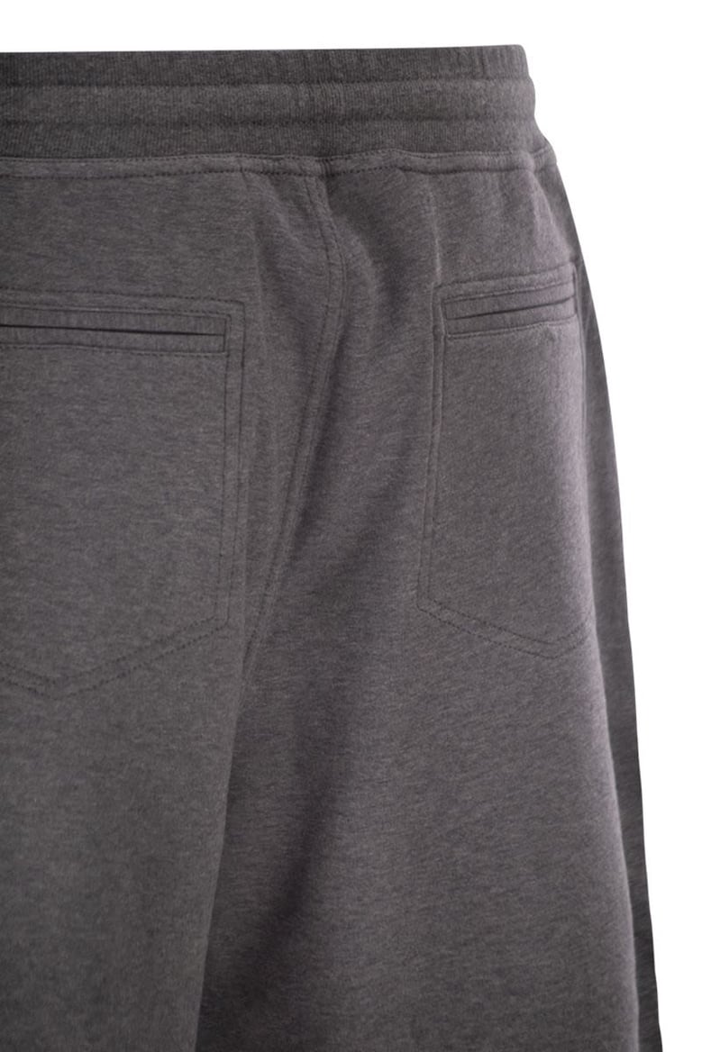 techno cotton fleece bermuda shorts by Selfnex