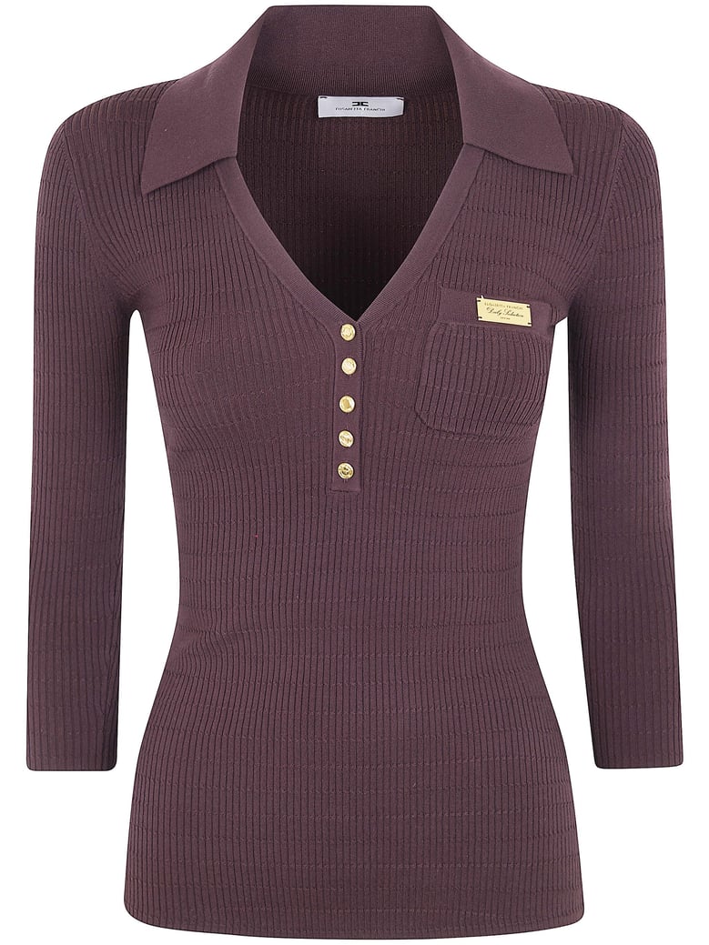serafino neck sweater by Selfnex