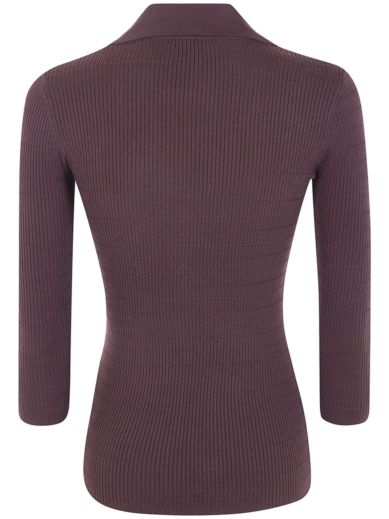 serafino neck sweater by Selfnex