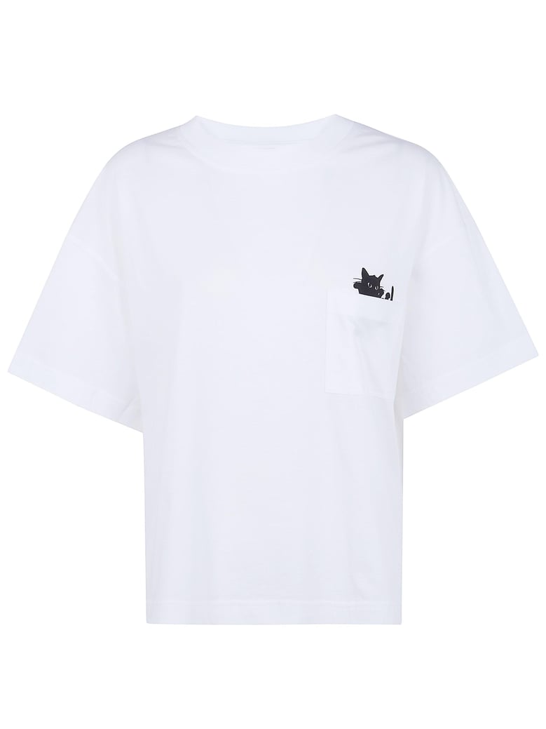 womens cat t-shirt by Selfnex