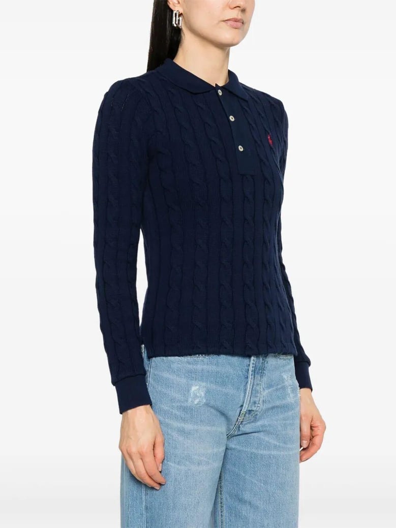 long sleeves polo shirt by Selfnex