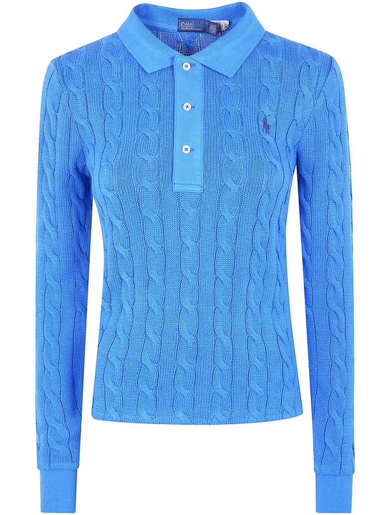 long sleeves polo shirt by Selfnex