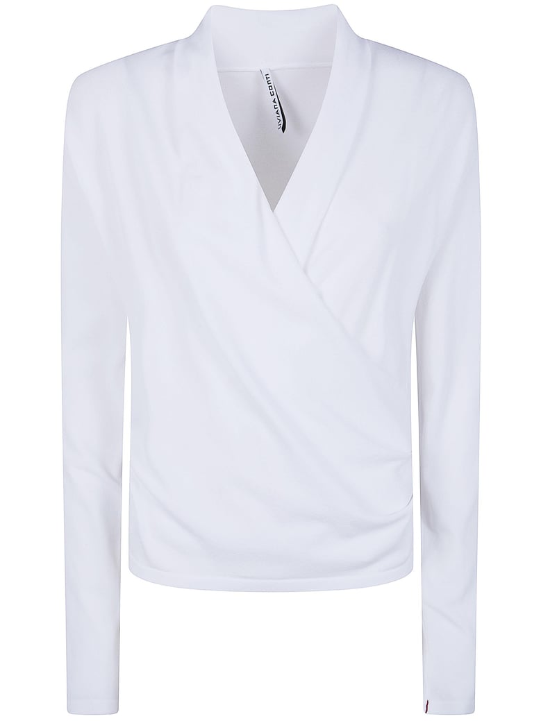 gabriela v neck sweater by Selfnex