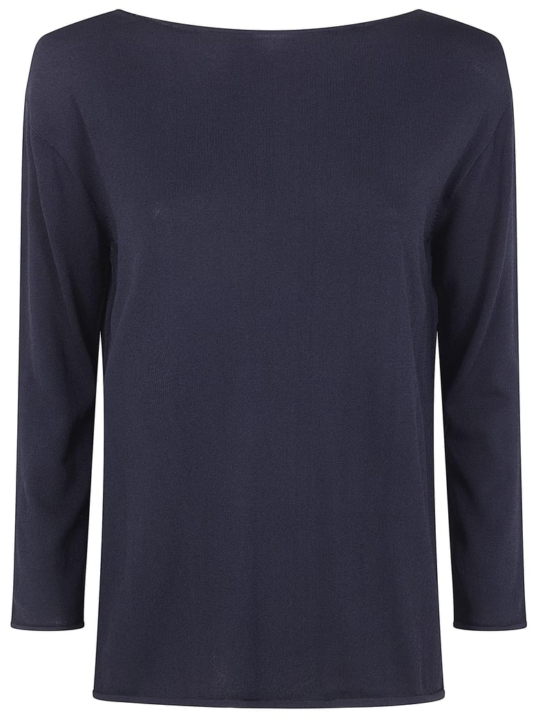 keyyie boat neck sweater by Selfnex