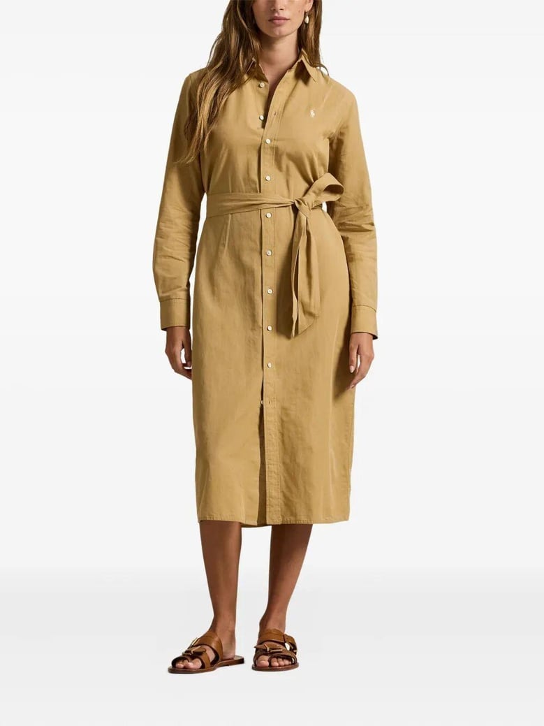 long sleeves shirt midi dress by Selfnex