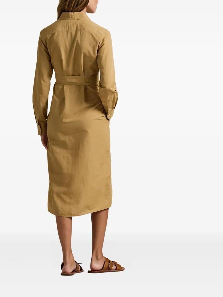 long sleeves shirt midi dress by Selfnex