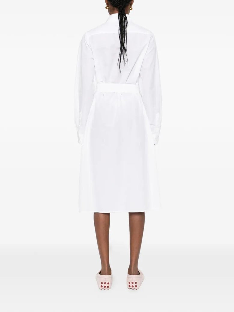 long sleeves shirt midi dress by Selfnex