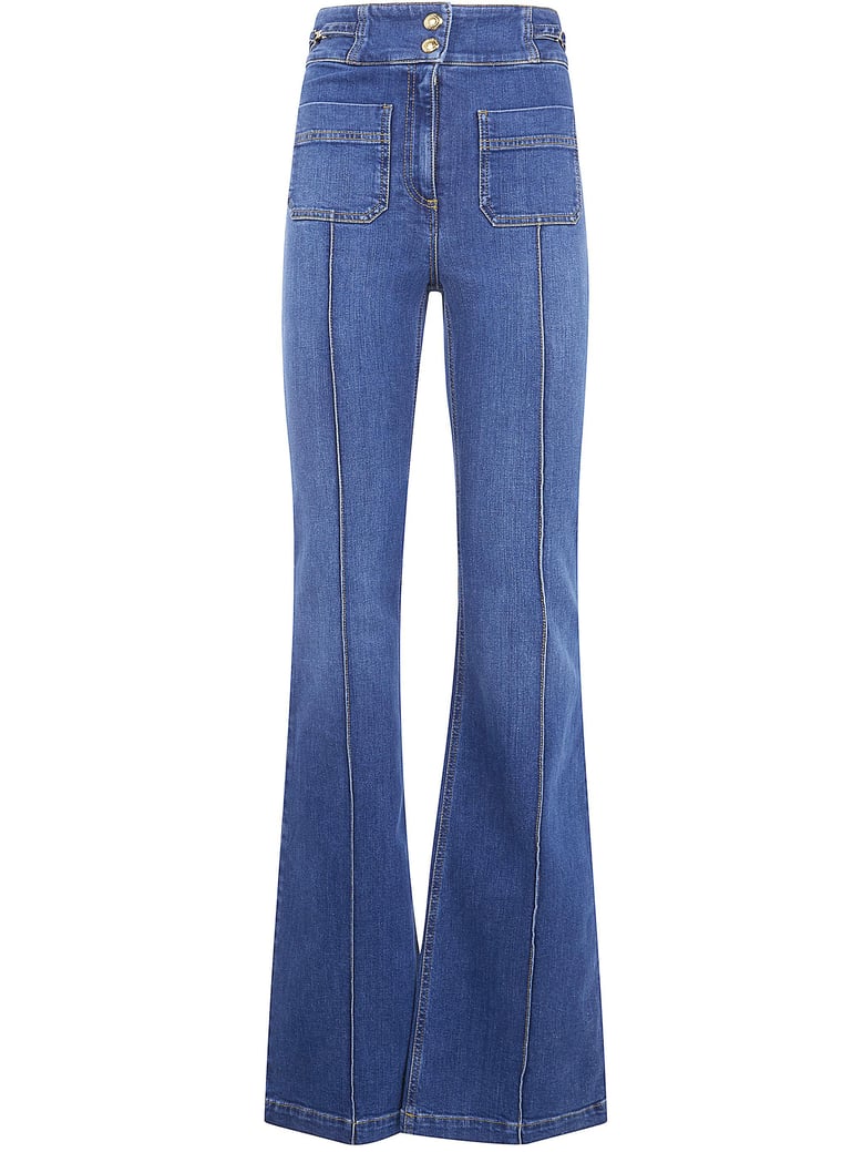 flared jeans by Selfnex