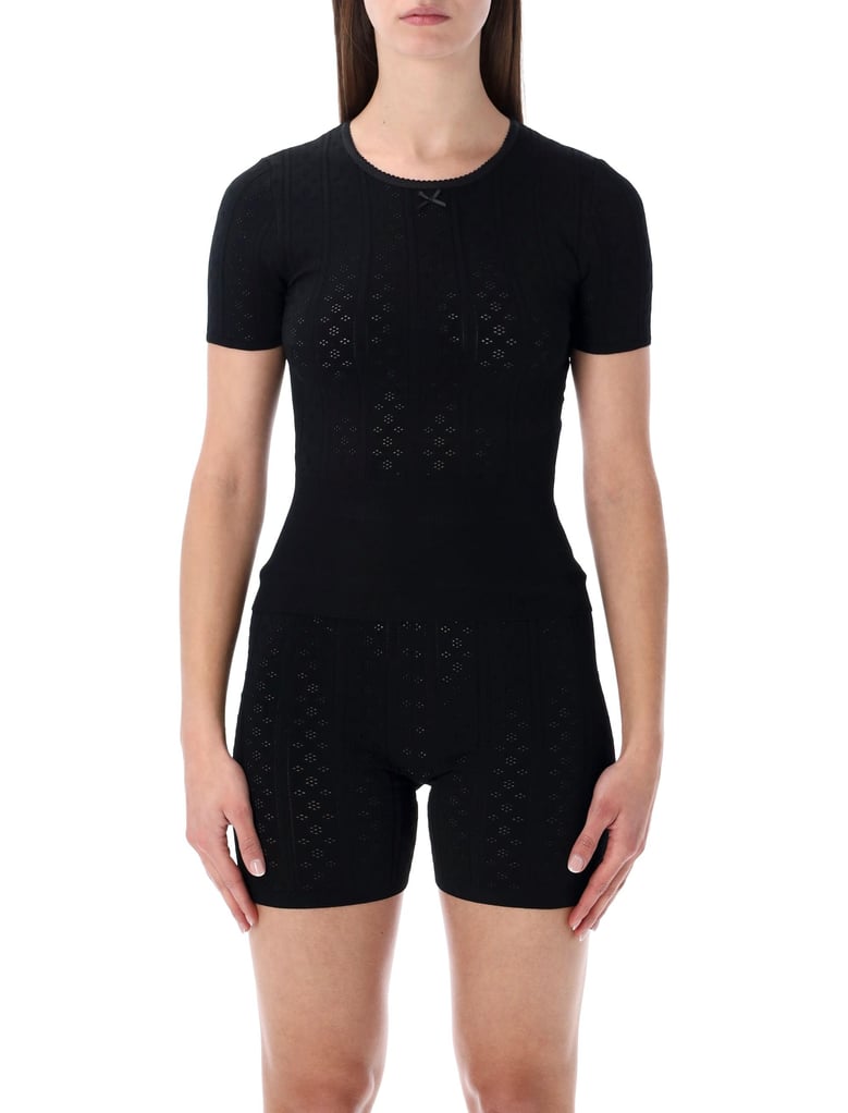 jw anderson pointelle knit t-shirt by Selfnex