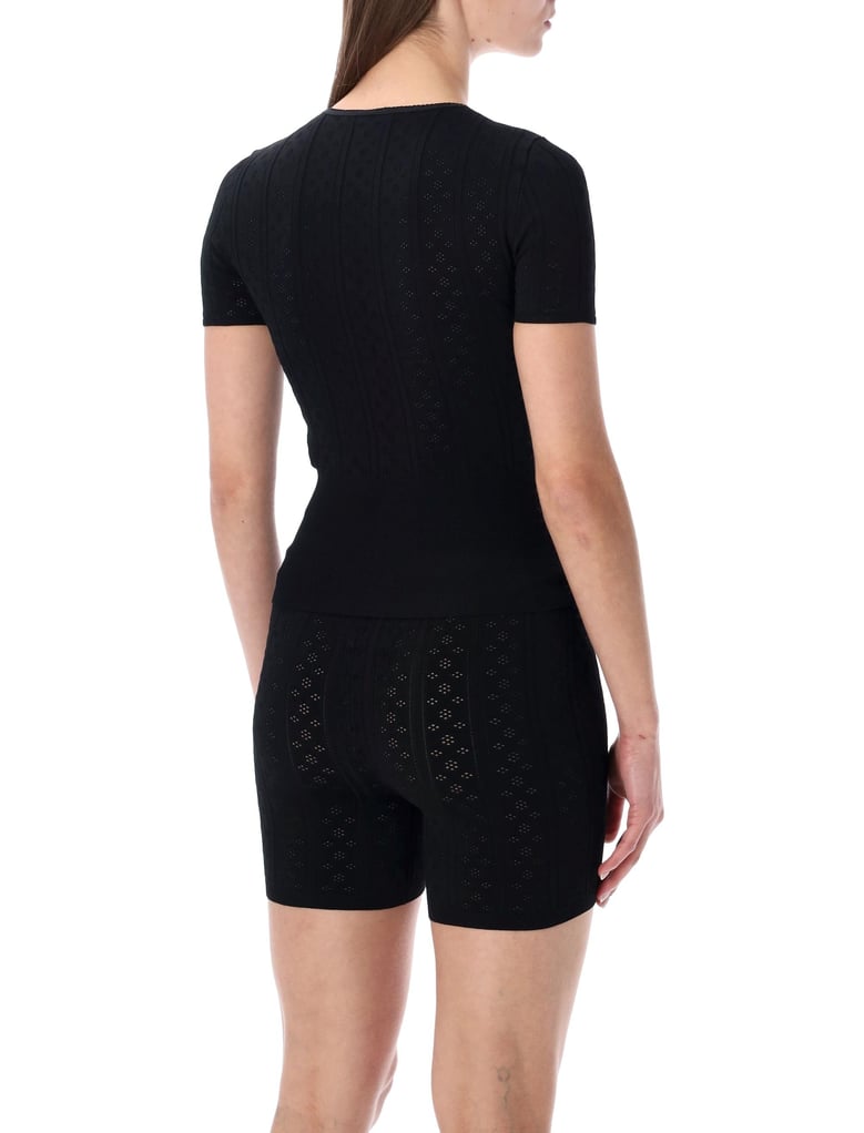 jw anderson pointelle knit t-shirt by Selfnex