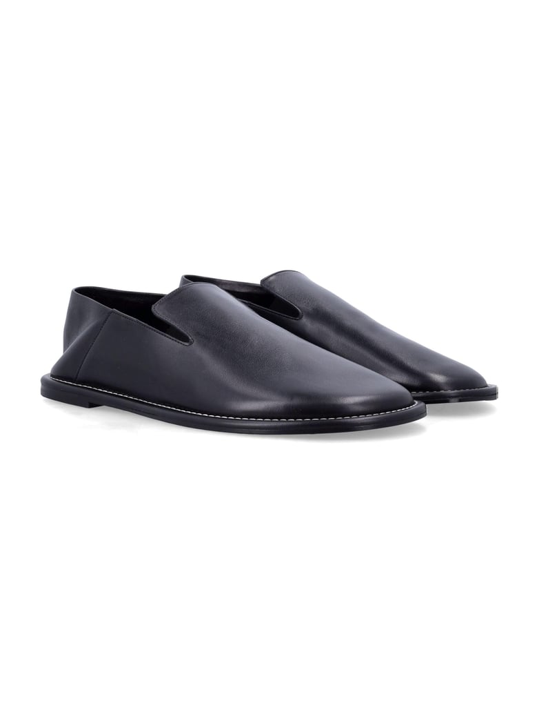ami paris black leather loafers by Selfnex