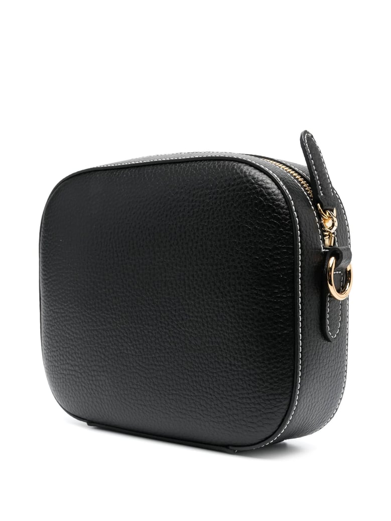 stella logo leather camera bag by Selfnex