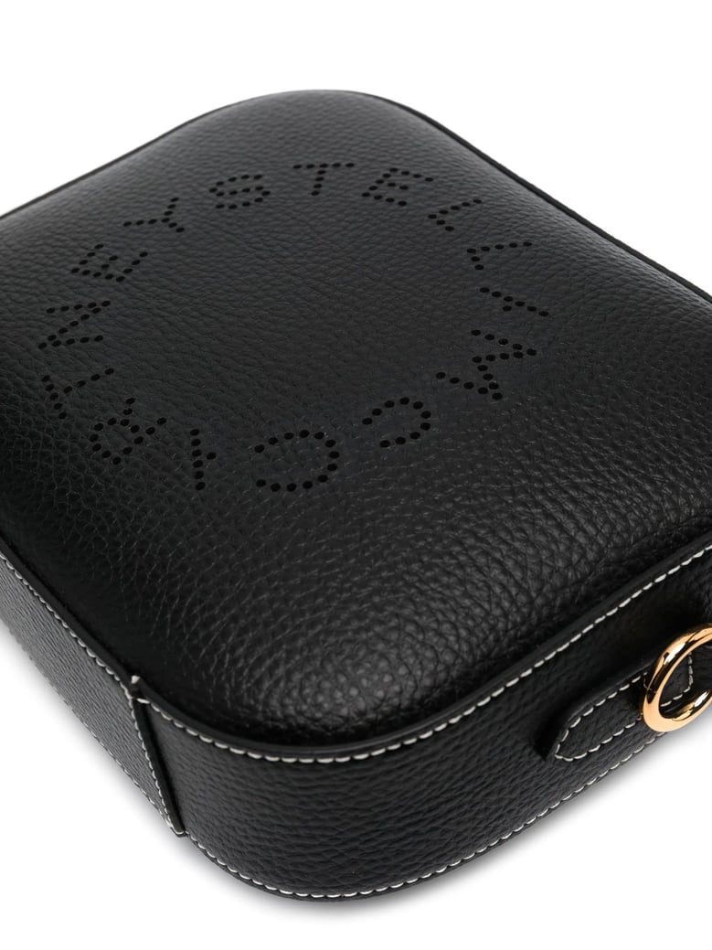 stella logo leather camera bag by Selfnex