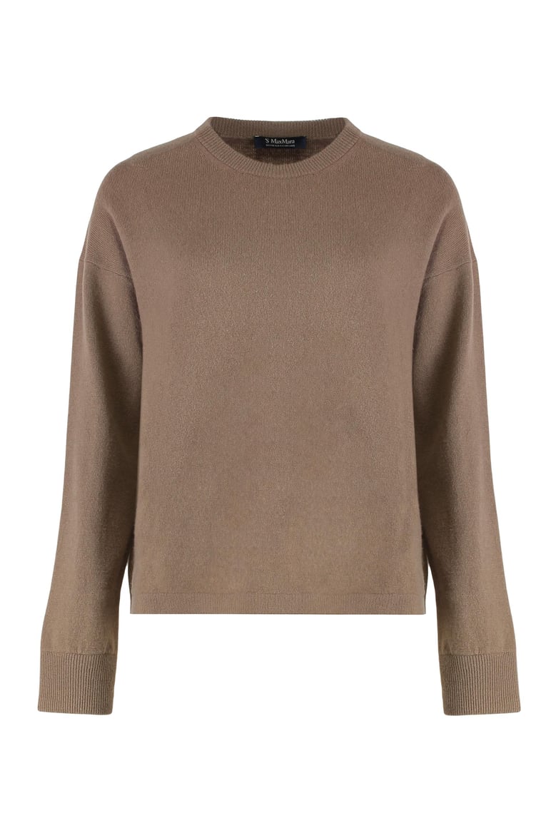 boxy sweater in wool and cashmere by Selfnex