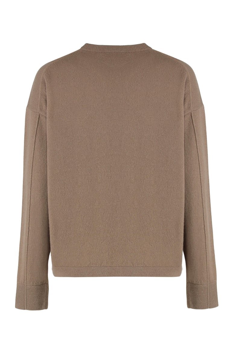 boxy sweater in wool and cashmere by Selfnex