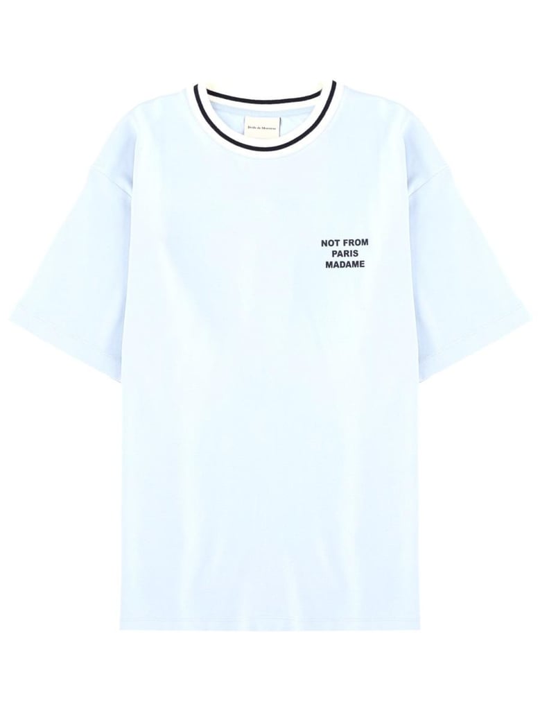 azure cotton t-shirt by Selfnex