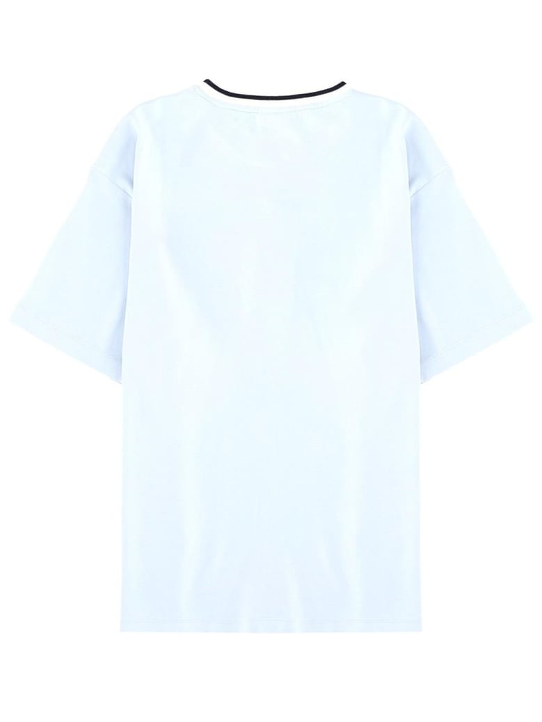 azure cotton t-shirt by Selfnex