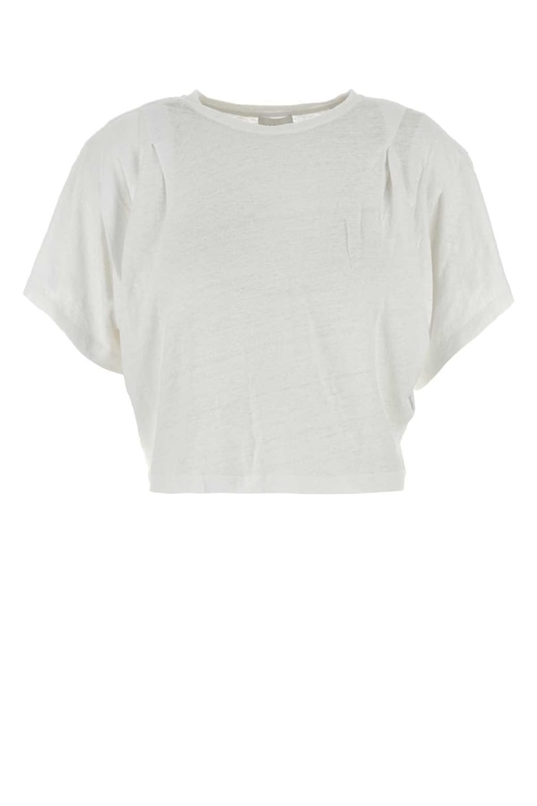 white linen t-shirt by Selfnex