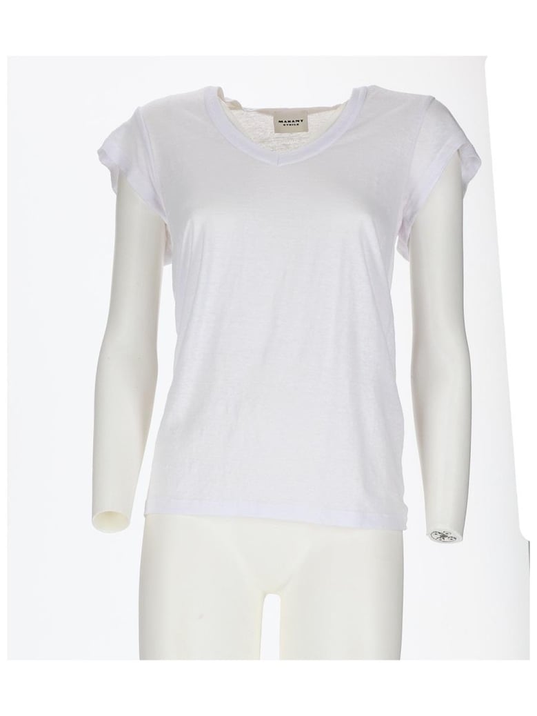 white linen t-shirt by Selfnex