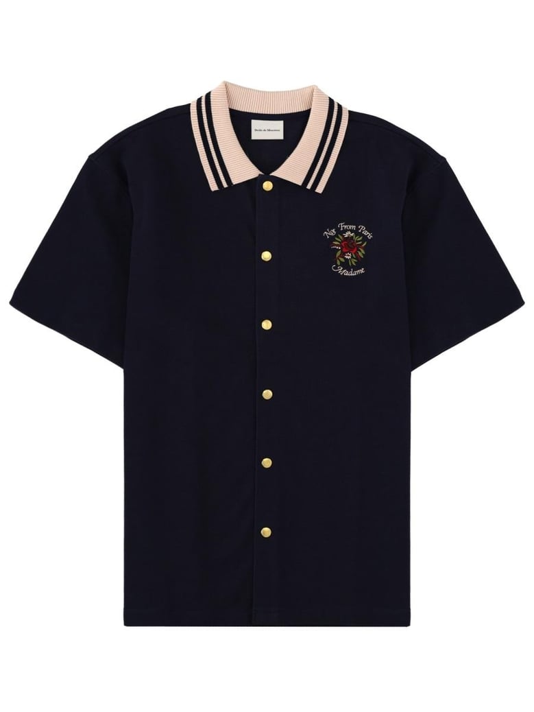 blue cotton shirt by Selfnex