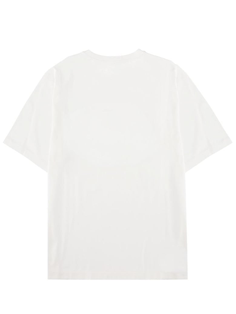 white cotton t-shirt by Selfnex