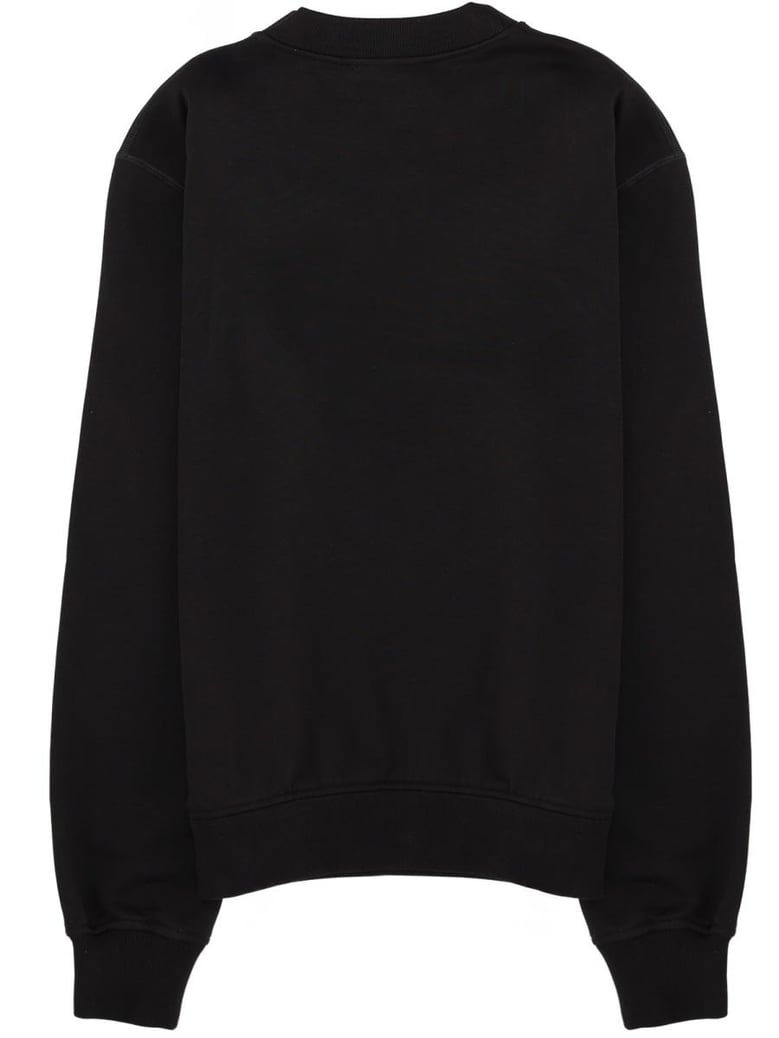 black cotton sweatshirt by Selfnex
