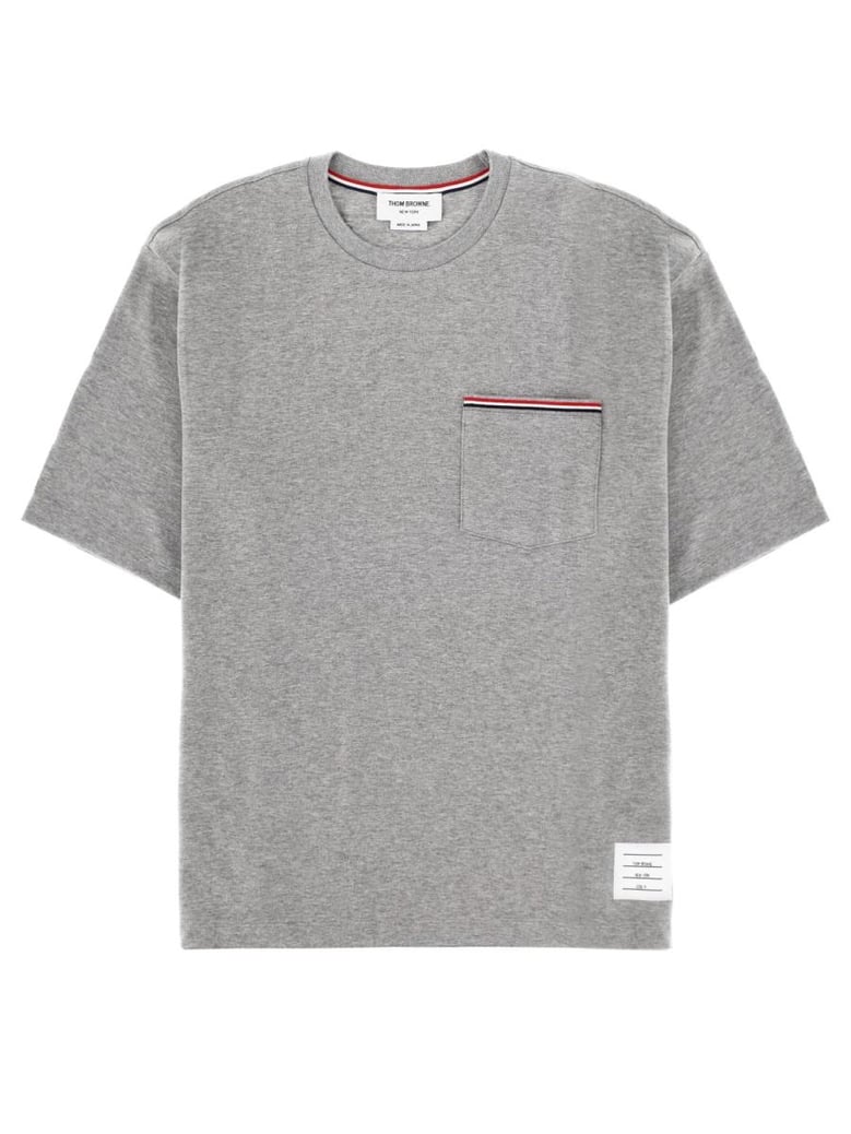 grey cotton t-shirt by Selfnex