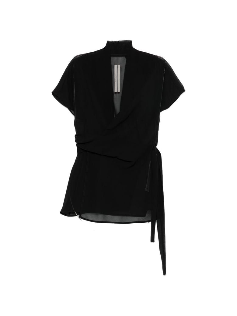 silk wrap top by Selfnex
