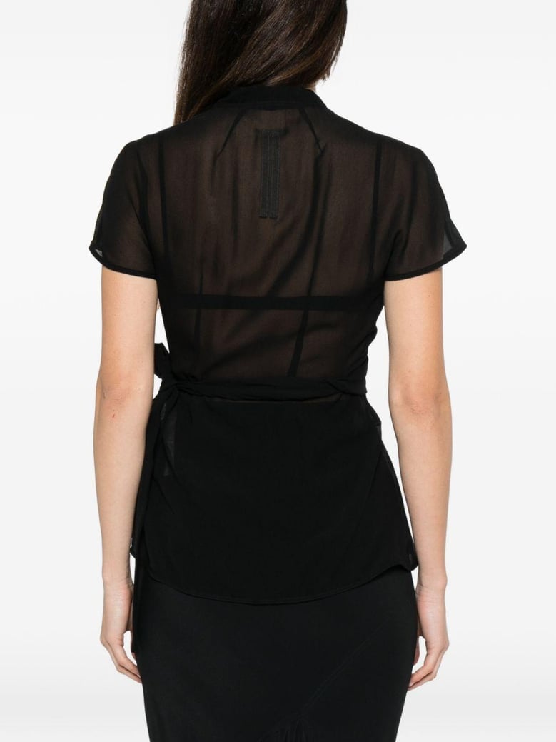 silk wrap top by Selfnex