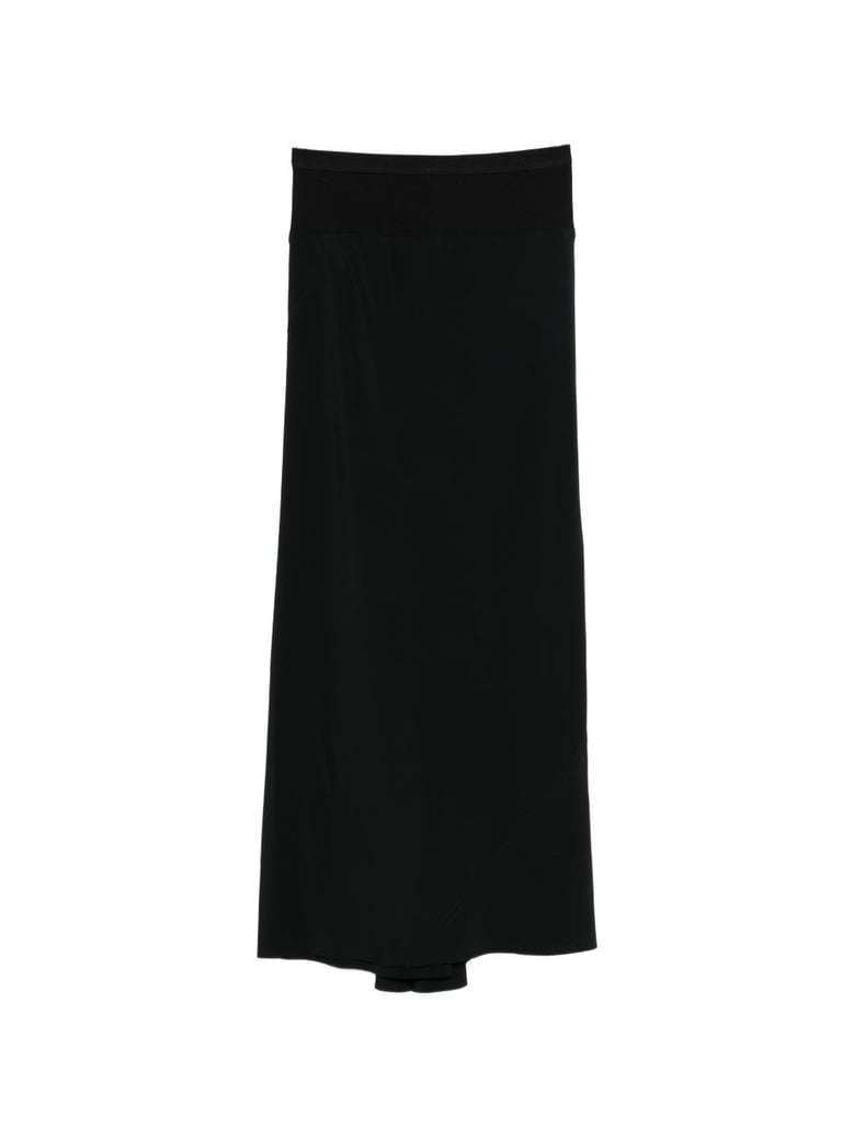 cotton blend midi skirt by Selfnex