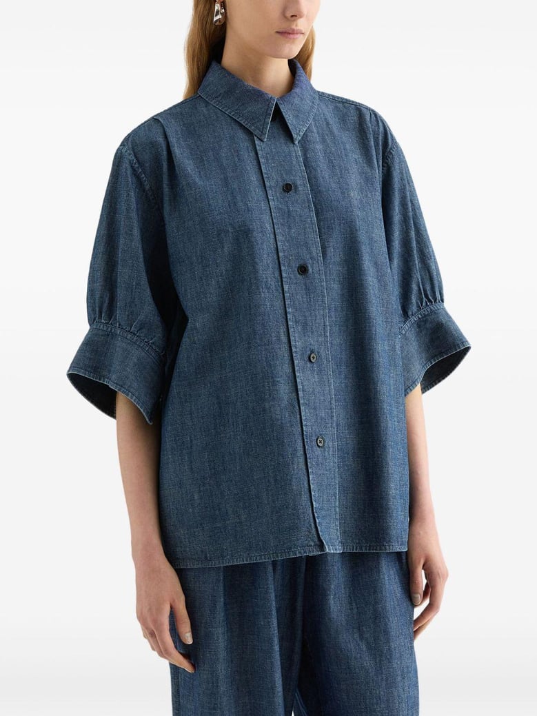 denim cotton shirt by Selfnex