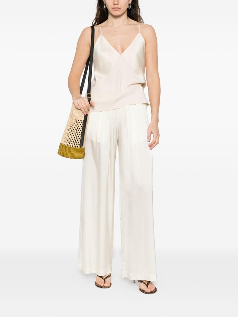 silk satin trousers by Selfnex