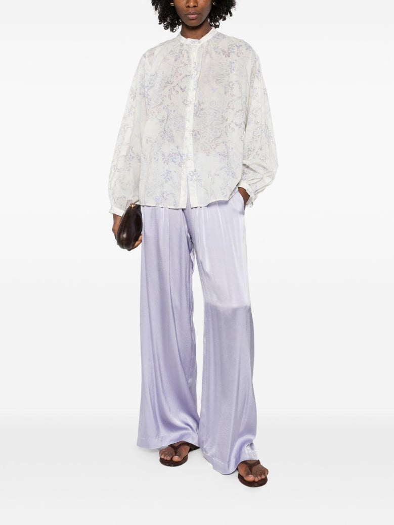 silk satin trousers by Selfnex
