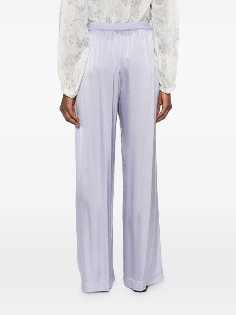 silk satin trousers by Selfnex