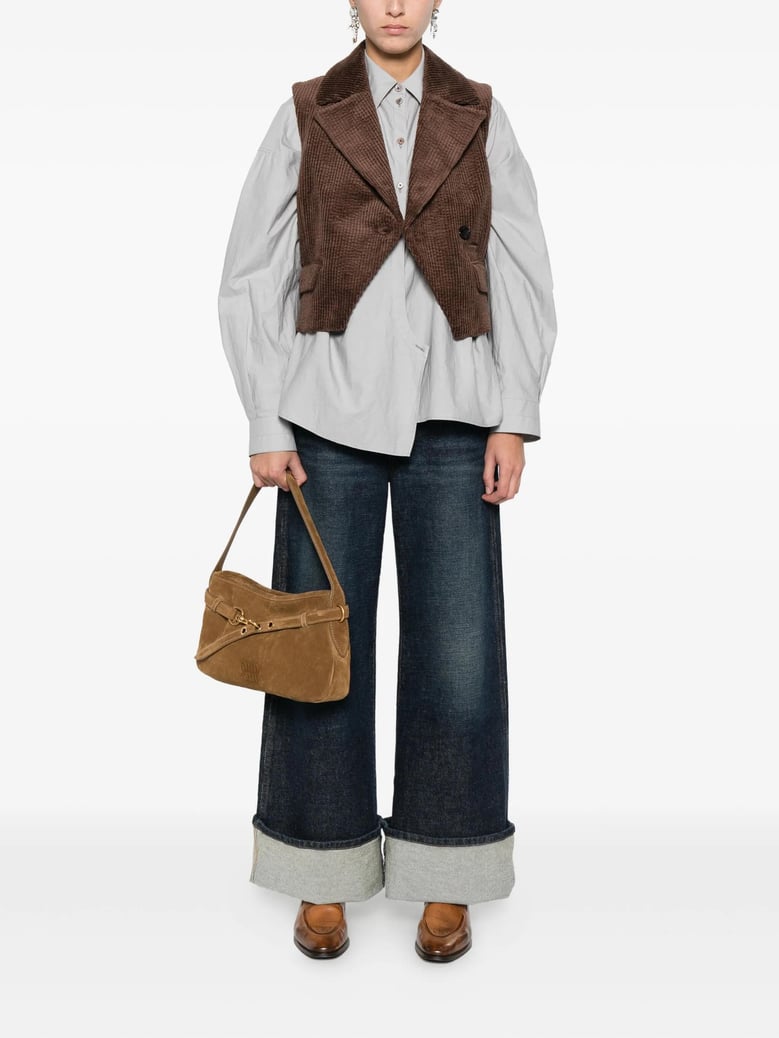 corduroy buttoned waistcoat by Selfnex