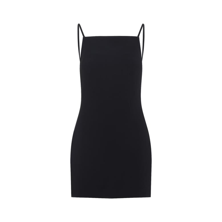 sliced mini dress by Selfnex