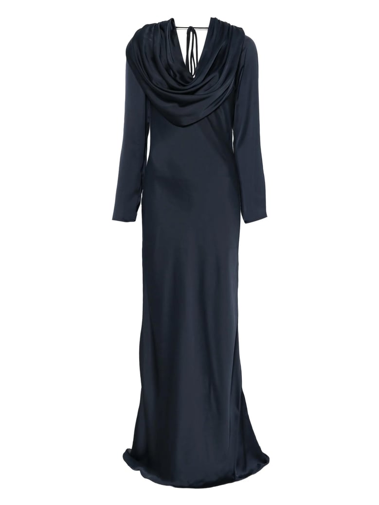 maxi drapy dress by Selfnex