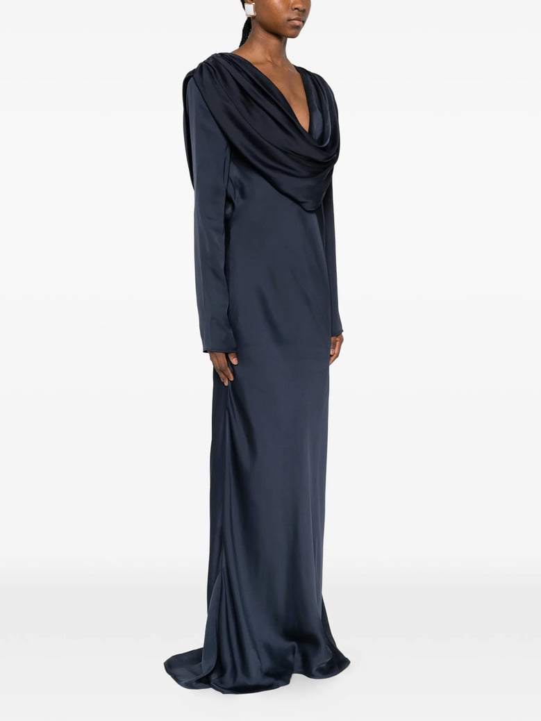 maxi drapy dress by Selfnex