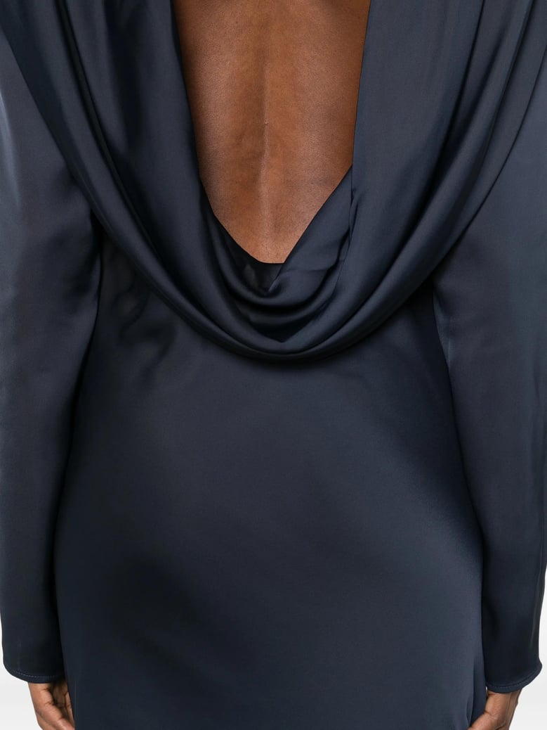 maxi drapy dress by Selfnex