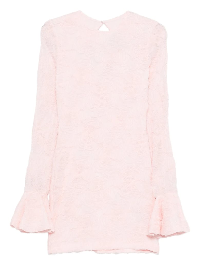 floral-motif mini dress by Selfnex