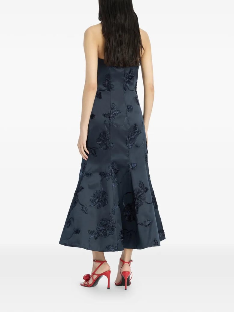 3d flower midi dress by Selfnex