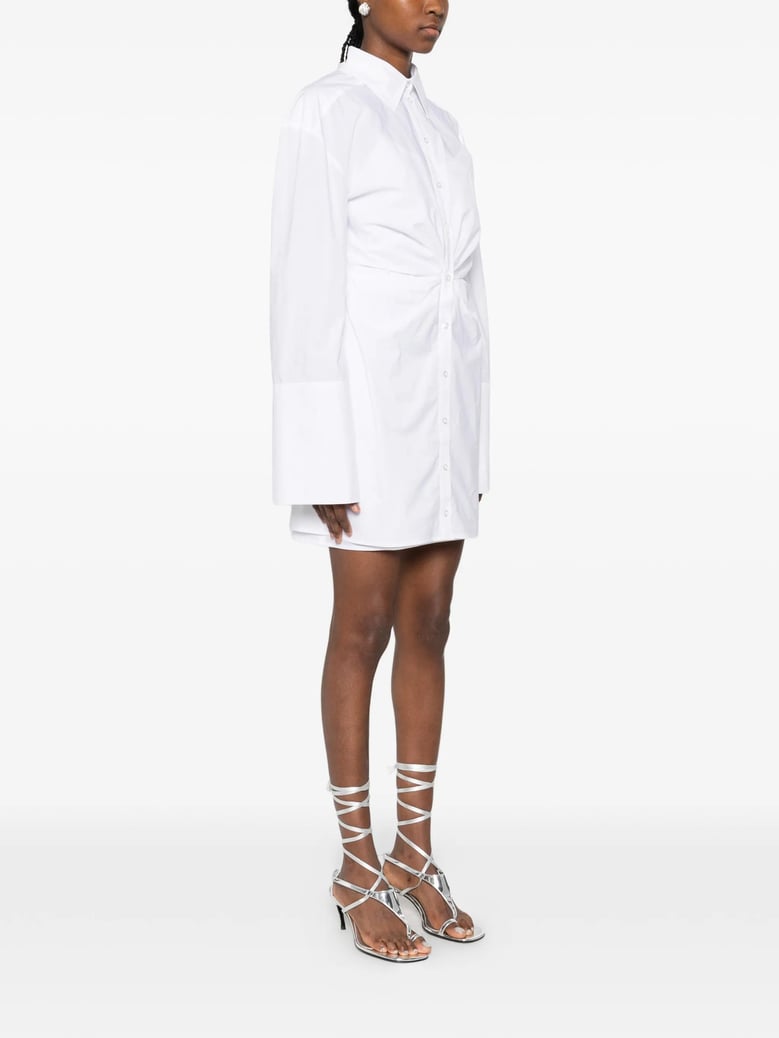 knotted shirt dress by Selfnex