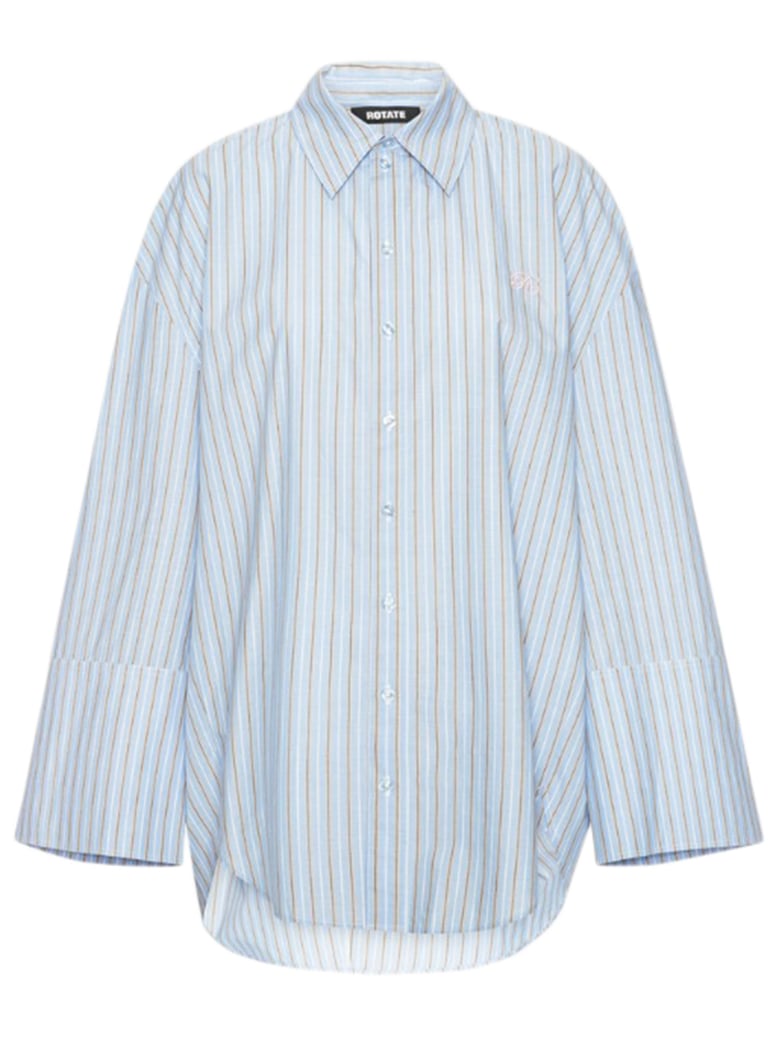 striped buttoned shirt by Selfnex
