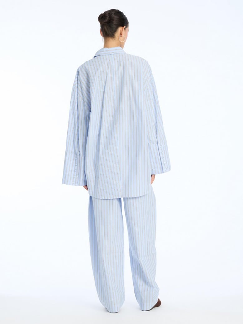 striped buttoned shirt by Selfnex