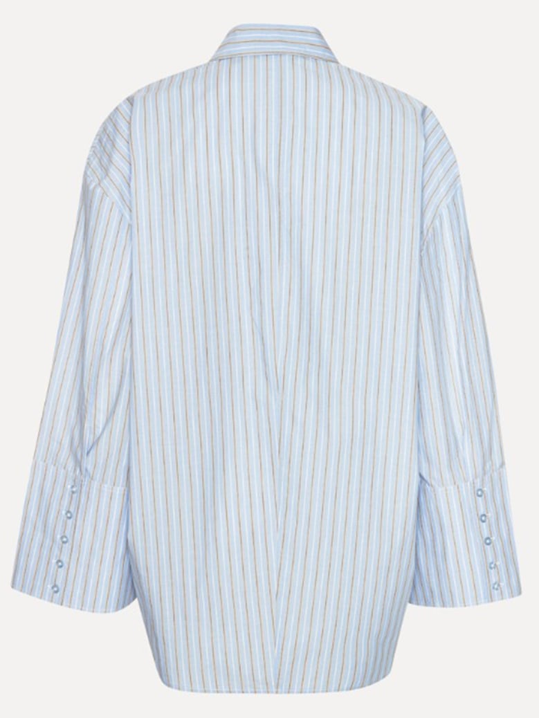 striped buttoned shirt by Selfnex