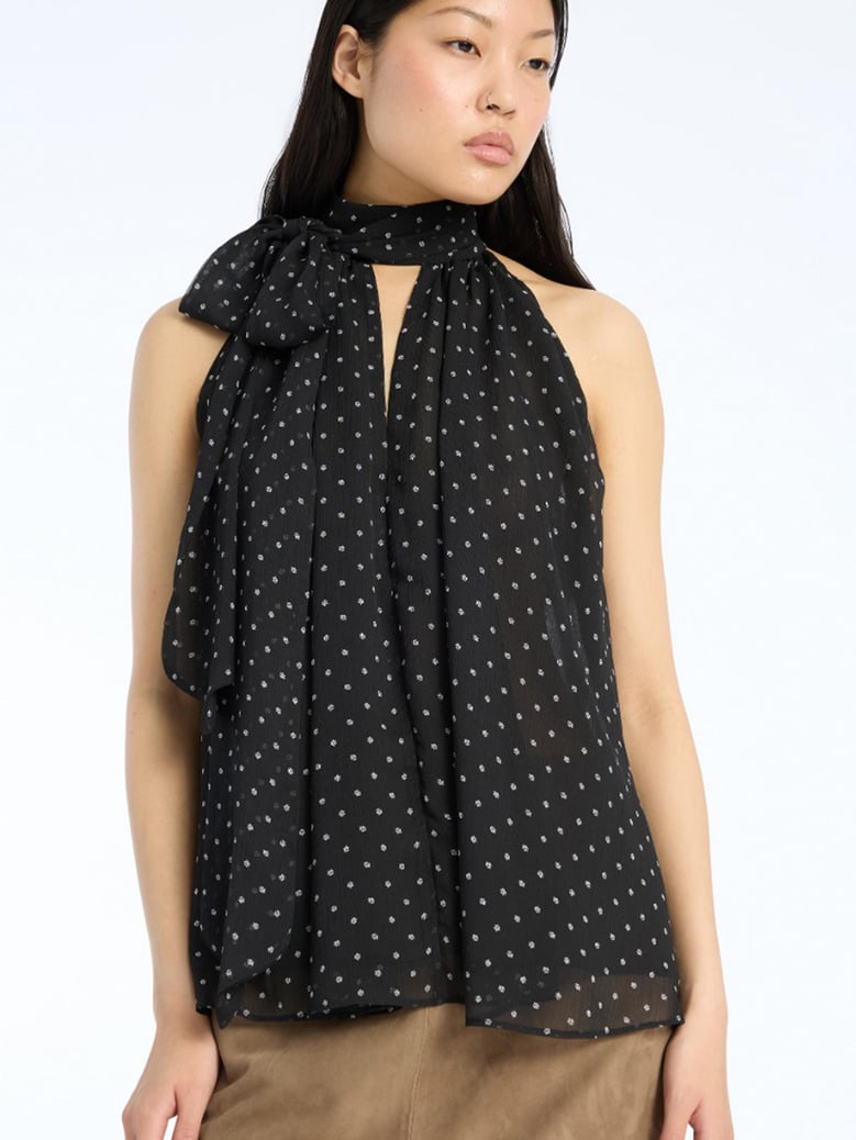 halterneck bow top by Selfnex