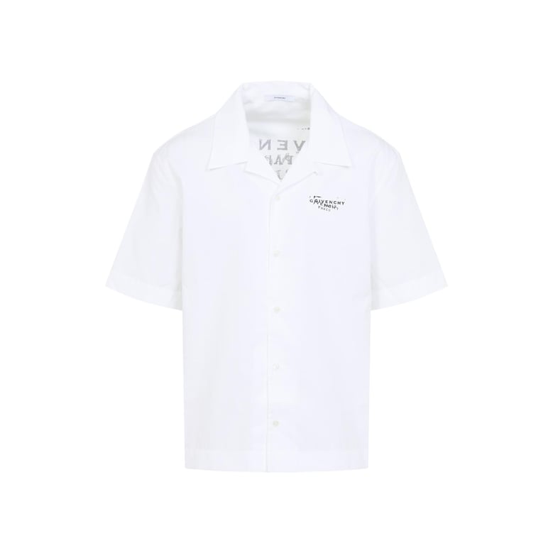 shirt with givenchy stamp print by Selfnex